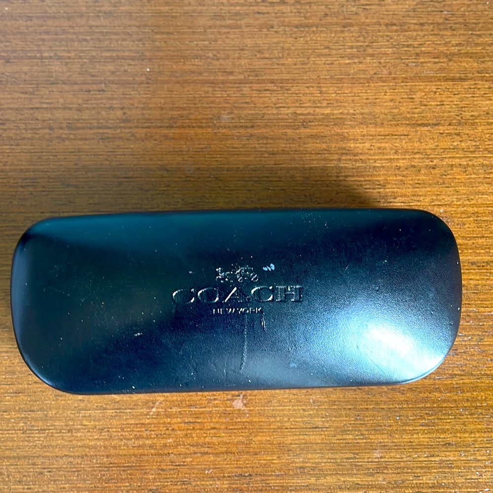 Authentic coach sunglasses case